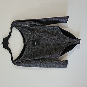 Forever 21 Black and Silver Bodysuit!